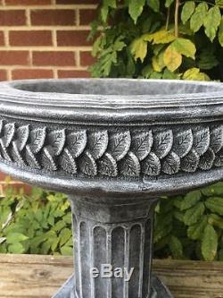 Column Bird Bath Garden Ornament Latex and Fibreglass Mould/Mold (BB5)
