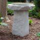 Lifetime Cast Stone Outdoor Bird Bath Garden Patio Birdbath Bowl Pedestal Usa