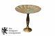 Mid Cent Vintage Solid Brass 16 Bird Bath India Garden Footed Bowl Dish Compote